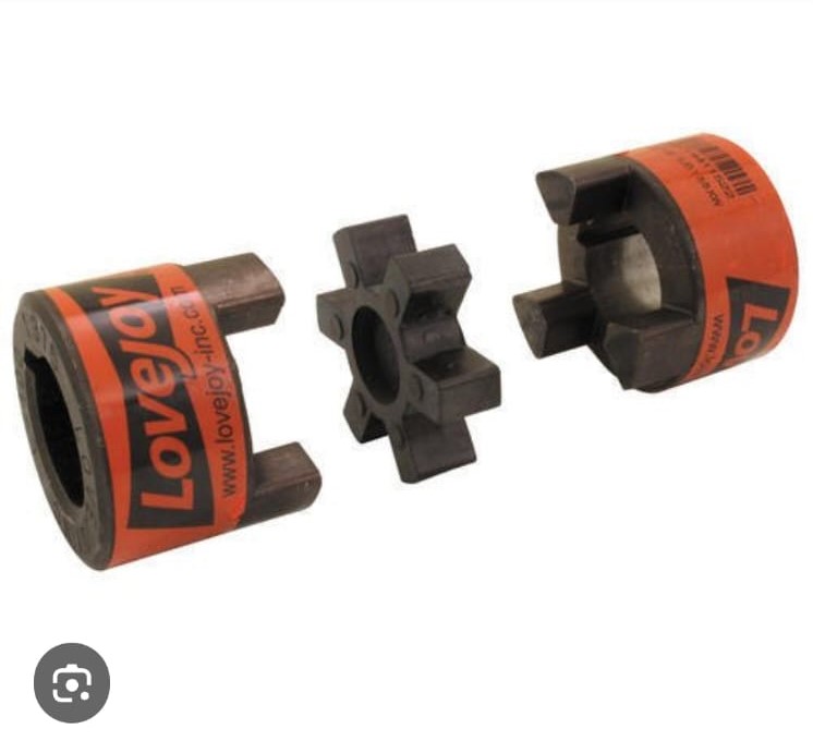 Black Cylinder Shape Lovejoy Coupling