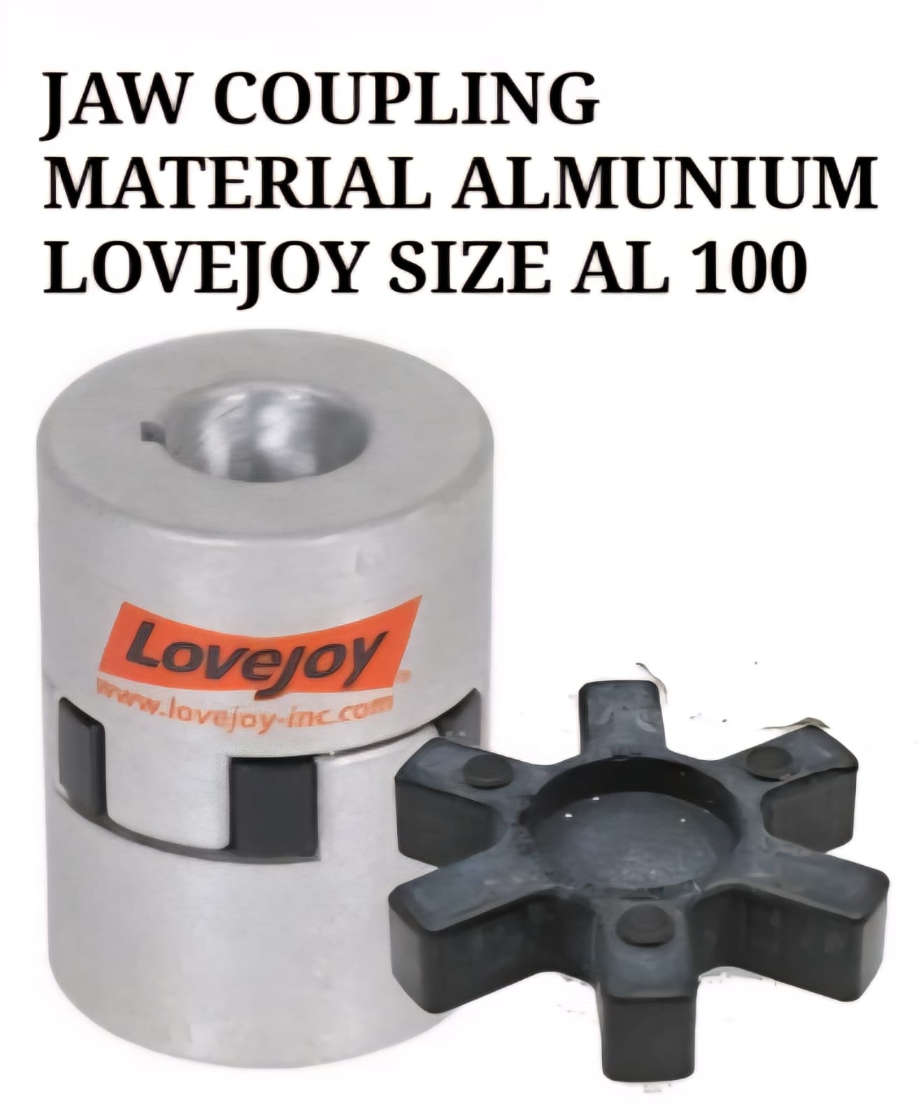 Jaw Coupling Material Alumunium Lovejoy Size AL 100